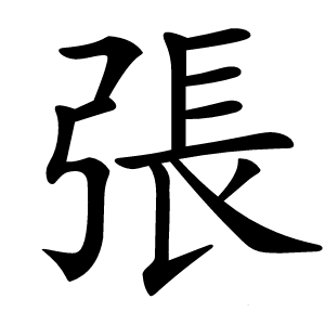 張字字形