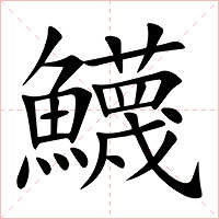 鱴字字形